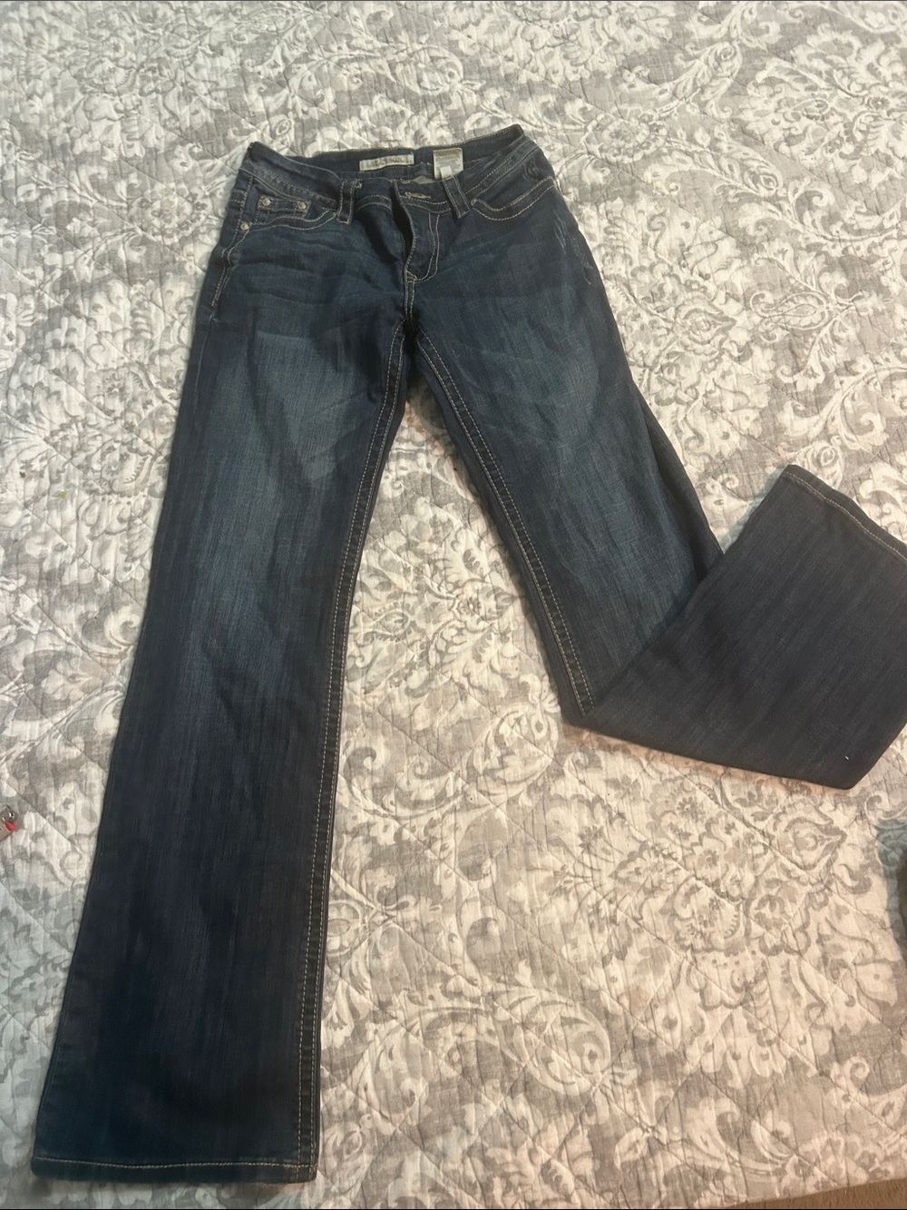 Stetson Dark Blue Flare Jeans city trousers